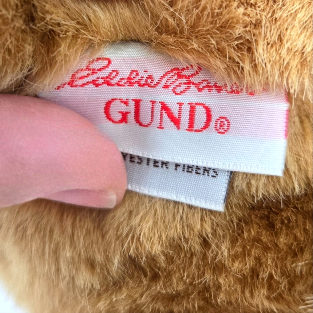 ( Eddie Bauer Home ) GUND Commemorative Golden Lab Puppy With 2000 Holiday Hat - Picture 9 of 12